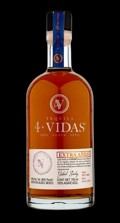4 Vidas Tequila Extra Añejo