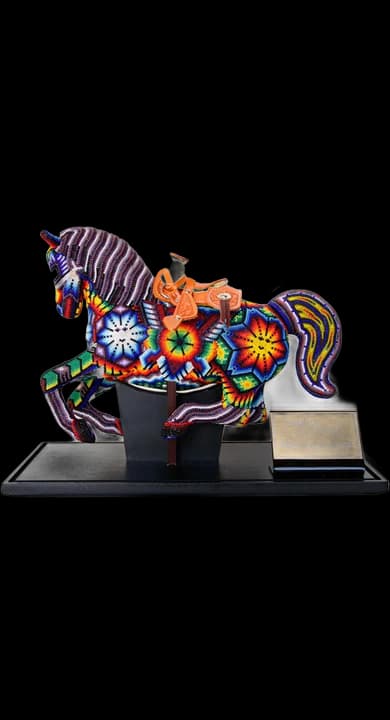 Caballo Azul Extra Añejo Cristalino (Chaquira)