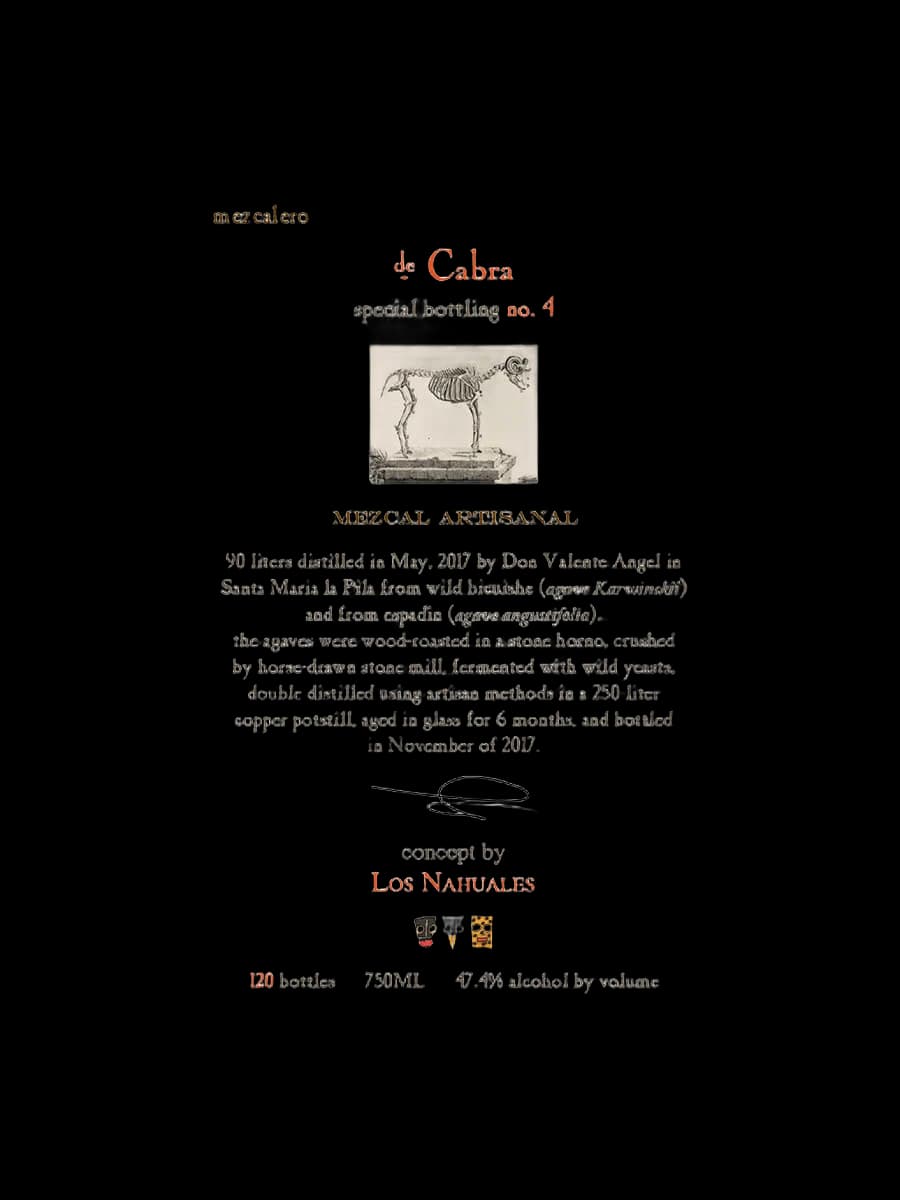 Mezcalero Special Bottling No. 4: De Cabra