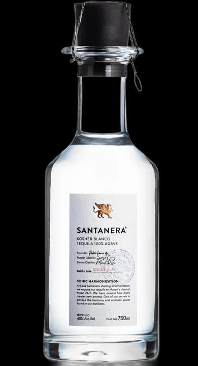 Santanera Kosher Blanco Tequila