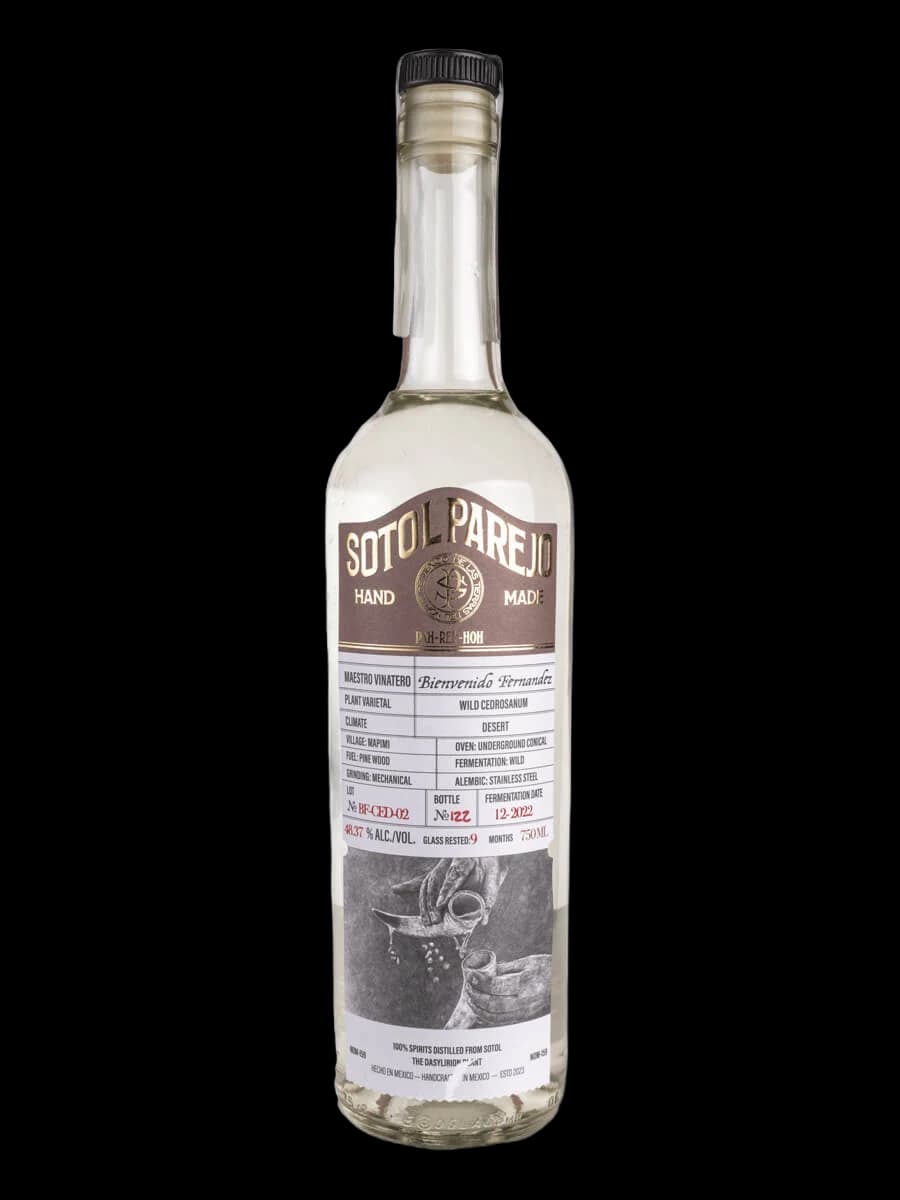 Sotol Parejo Cedrosanum – Bienvenido Fernández