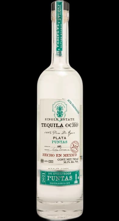 Tequila Ocho Plata Puntas - 2021 La Ladera