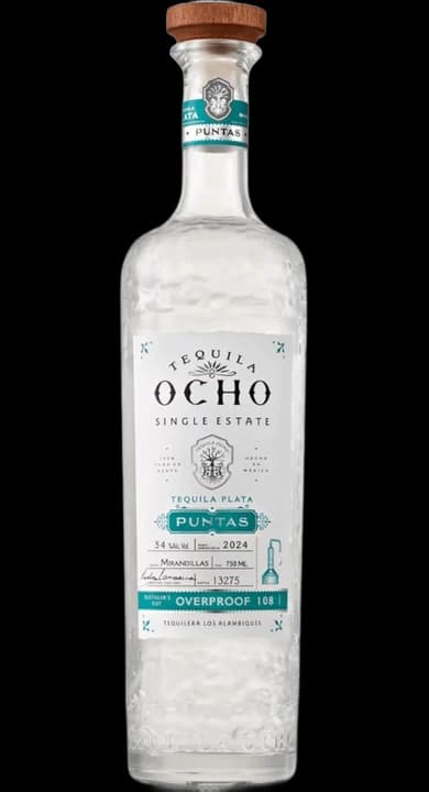Tequila Ocho Plata Puntas - 2024 Mirandillas