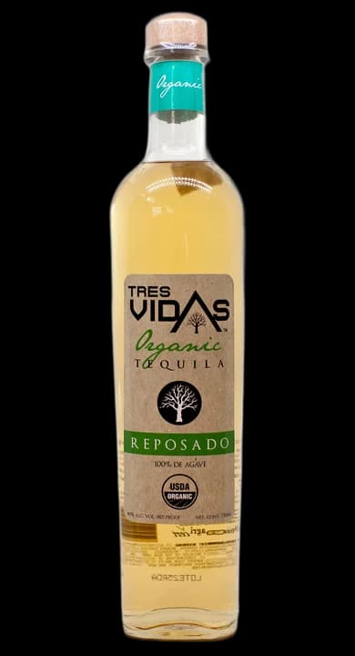 Tres Vidas Organic Tequila Reposado